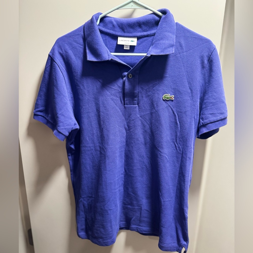 Men's Classic Fit Lacoste L.12.12 Original Piqué Polo | Size - M | Purple